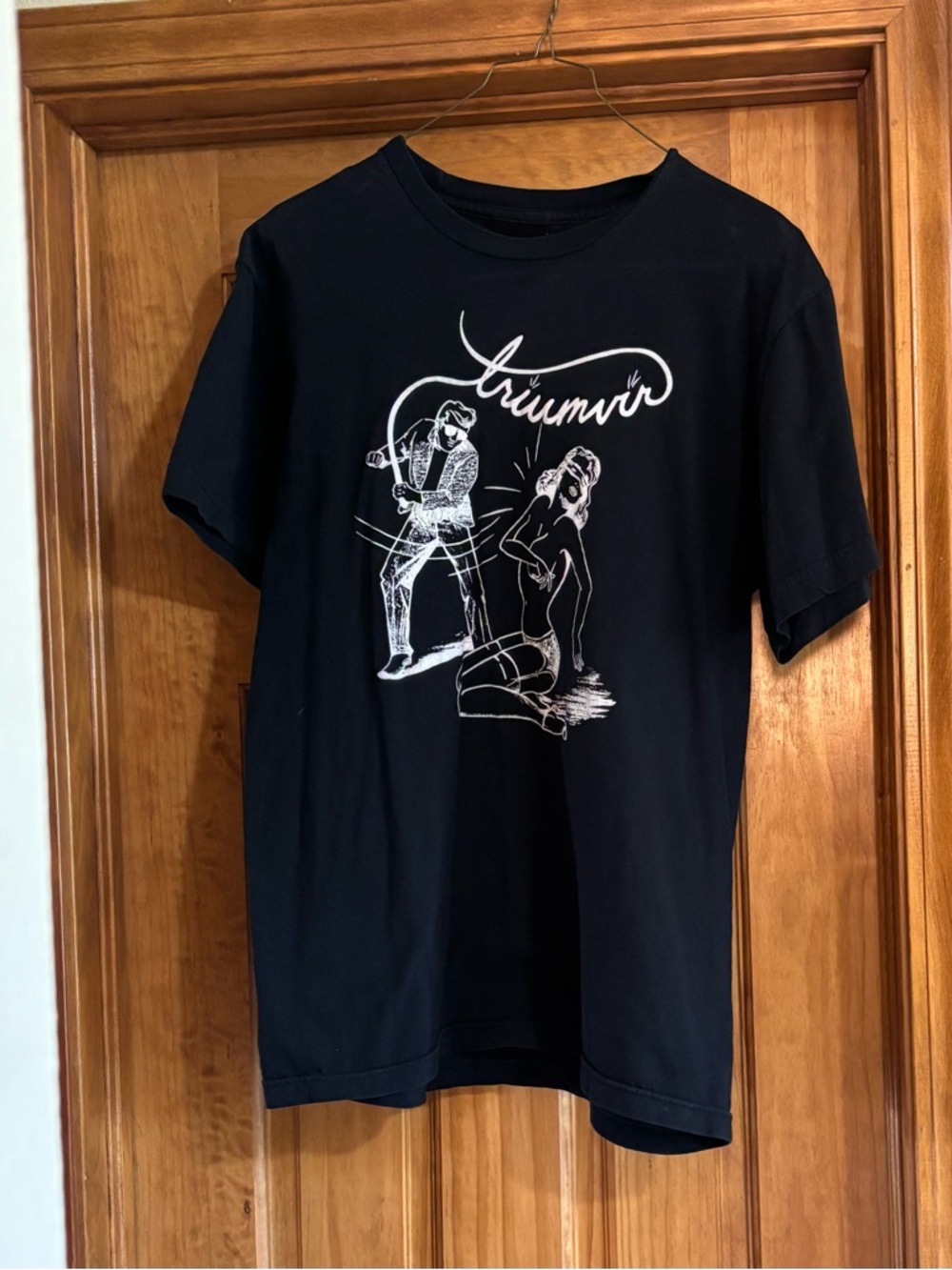 Trivmvir Victoria Avt Mors RARE Black Graphic Tee vintage - Picture 8 of 11